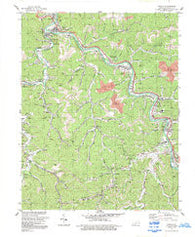 Harold Kentucky Historical topographic map, 1:24000 scale, 7.5 X 7.5 Minute, Year 1992