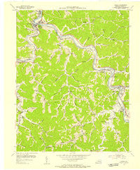 Harold Kentucky Historical topographic map, 1:24000 scale, 7.5 X 7.5 Minute, Year 1954