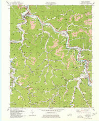 Harold Kentucky Historical topographic map, 1:24000 scale, 7.5 X 7.5 Minute, Year 1979