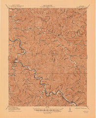 Harold Kentucky Historical topographic map, 1:62500 scale, 15 X 15 Minute, Year 1916