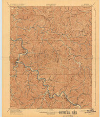 Harold Kentucky Historical topographic map, 1:62500 scale, 15 X 15 Minute, Year 1916