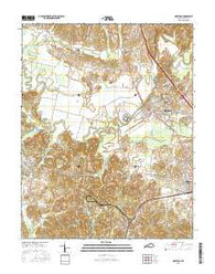 Hartford Kentucky Current topographic map, 1:24000 scale, 7.5 X 7.5 Minute, Year 2016