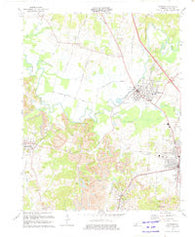 Hartford Kentucky Historical topographic map, 1:24000 scale, 7.5 X 7.5 Minute, Year 1973