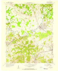 Hartford Kentucky Historical topographic map, 1:24000 scale, 7.5 X 7.5 Minute, Year 1954