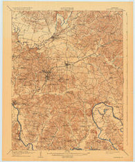 Hartford Kentucky Historical topographic map, 1:62500 scale, 15 X 15 Minute, Year 1909