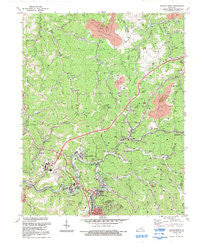 Hazard North Kentucky Historical topographic map, 1:24000 scale, 7.5 X 7.5 Minute, Year 1992