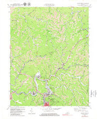 Hazard North Kentucky Historical topographic map, 1:24000 scale, 7.5 X 7.5 Minute, Year 1972