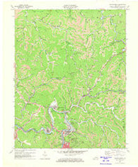 Hazard North Kentucky Historical topographic map, 1:24000 scale, 7.5 X 7.5 Minute, Year 1972