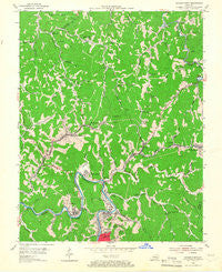 Hazard North Kentucky Historical topographic map, 1:24000 scale, 7.5 X 7.5 Minute, Year 1954