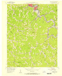 Hazard South Kentucky Historical topographic map, 1:24000 scale, 7.5 X 7.5 Minute, Year 1954