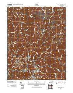 Hazard North Kentucky Historical topographic map, 1:24000 scale, 7.5 X 7.5 Minute, Year 2010