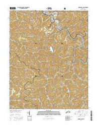 Hazard South Kentucky Current topographic map, 1:24000 scale, 7.5 X 7.5 Minute, Year 2016