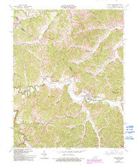 Hazel Green Kentucky Historical topographic map, 1:24000 scale, 7.5 X 7.5 Minute, Year 1965