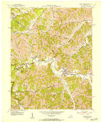 Hazel Green Kentucky Historical topographic map, 1:24000 scale, 7.5 X 7.5 Minute, Year 1951
