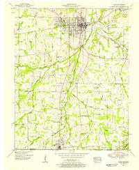 Hazel Kentucky Historical topographic map, 1:24000 scale, 7.5 X 7.5 Minute, Year 1951
