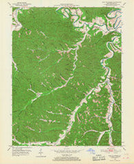 Head Of Grassy Kentucky Historical topographic map, 1:24000 scale, 7.5 X 7.5 Minute, Year 1950