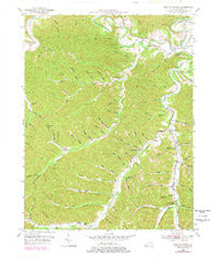 Head of Grassy Kentucky Historical topographic map, 1:24000 scale, 7.5 X 7.5 Minute, Year 1950