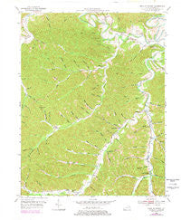 Head of Grassy Kentucky Historical topographic map, 1:24000 scale, 7.5 X 7.5 Minute, Year 1950