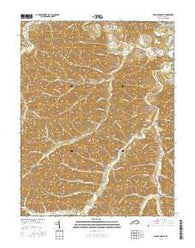Head of Grassy Kentucky Current topographic map, 1:24000 scale, 7.5 X 7.5 Minute, Year 2016