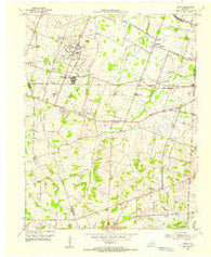 Heath Kentucky Historical topographic map, 1:24000 scale, 7.5 X 7.5 Minute, Year 1954