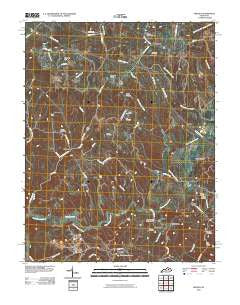 Hedges Kentucky Historical topographic map, 1:24000 scale, 7.5 X 7.5 Minute, Year 2010