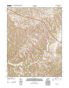 Hedges Kentucky Historical topographic map, 1:24000 scale, 7.5 X 7.5 Minute, Year 2013