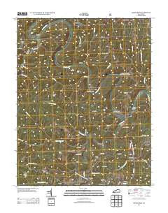 Heidelberg Kentucky Historical topographic map, 1:24000 scale, 7.5 X 7.5 Minute, Year 2013