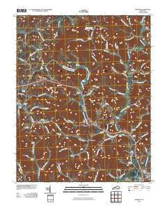 Heidrick Kentucky Historical topographic map, 1:24000 scale, 7.5 X 7.5 Minute, Year 2010