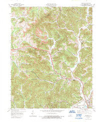Heidrick Kentucky Historical topographic map, 1:24000 scale, 7.5 X 7.5 Minute, Year 1974