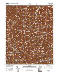 Helton Kentucky Historical topographic map, 1:24000 scale, 7.5 X 7.5 Minute, Year 2011