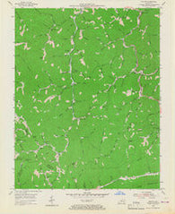 Helton Kentucky Historical topographic map, 1:24000 scale, 7.5 X 7.5 Minute, Year 1954