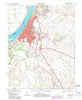 Henderson Kentucky Historical topographic map, 1:24000 scale, 7.5 X 7.5 Minute, Year 1971