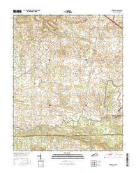 Herndon Kentucky Current topographic map, 1:24000 scale, 7.5 X 7.5 Minute, Year 2016