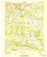 Herndon Kentucky Historical topographic map, 1:24000 scale, 7.5 X 7.5 Minute, Year 1951