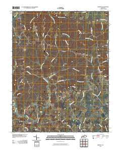 Hibernia Kentucky Historical topographic map, 1:24000 scale, 7.5 X 7.5 Minute, Year 2010