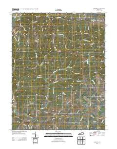 Hibernia Kentucky Historical topographic map, 1:24000 scale, 7.5 X 7.5 Minute, Year 2013