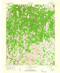 Hibernia Kentucky Historical topographic map, 1:24000 scale, 7.5 X 7.5 Minute, Year 1961