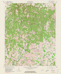 Hibernia Kentucky Historical topographic map, 1:24000 scale, 7.5 X 7.5 Minute, Year 1961