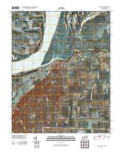 Hickman Kentucky Historical topographic map, 1:24000 scale, 7.5 X 7.5 Minute, Year 2010