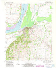 Hickman Kentucky Historical topographic map, 1:24000 scale, 7.5 X 7.5 Minute, Year 1970