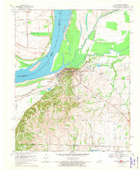 Hickman Kentucky Historical topographic map, 1:24000 scale, 7.5 X 7.5 Minute, Year 1970