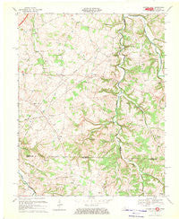 Hickory Flat Kentucky Historical topographic map, 1:24000 scale, 7.5 X 7.5 Minute, Year 1967