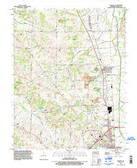 Hickory Kentucky Historical topographic map, 1:24000 scale, 7.5 X 7.5 Minute, Year 1994