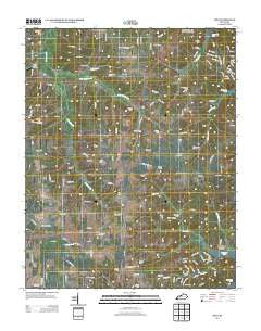 Hico Kentucky Historical topographic map, 1:24000 scale, 7.5 X 7.5 Minute, Year 2013