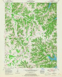 Hico Kentucky Historical topographic map, 1:24000 scale, 7.5 X 7.5 Minute, Year 1955