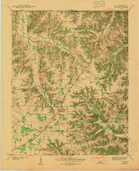 Hico Kentucky Historical topographic map, 1:24000 scale, 7.5 X 7.5 Minute, Year 1942