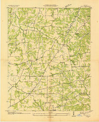 Hico Kentucky Historical topographic map, 1:24000 scale, 7.5 X 7.5 Minute, Year 1936
