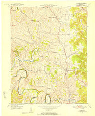 Hillsboro Kentucky Historical topographic map, 1:24000 scale, 7.5 X 7.5 Minute, Year 1951