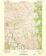 Hillsboro Kentucky Historical topographic map, 1:24000 scale, 7.5 X 7.5 Minute, Year 1951