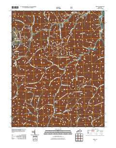 Hima Kentucky Historical topographic map, 1:24000 scale, 7.5 X 7.5 Minute, Year 2011